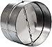 Vent Systems - Amortiguador inverso de 315 mm, obturador de reflujo - Muelles en línea cargados - Inserto de conducto de flujo de aire unidireccional - Deflector de ventilación del ventilador en línea