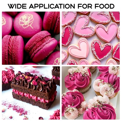 Image of Fushia Gel Food Coloring - 4.5 oz Professional Grade Concentrated Food Dye, Gel Based Coloring for Icing, Baking, Cake Decorating & Cookies