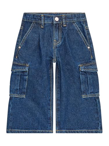 GUESS Girls' Denim Cargo Pants