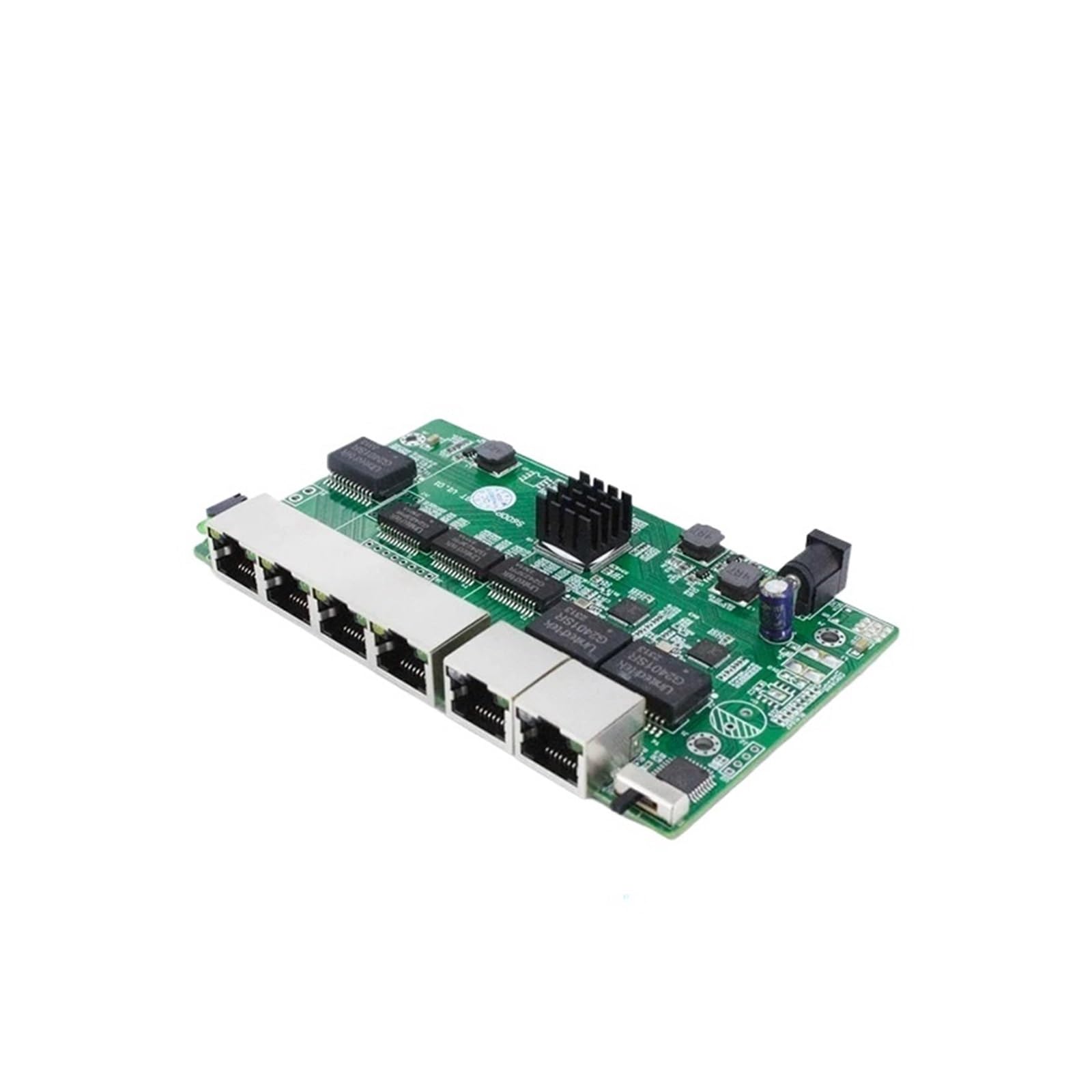 OSHZIKJII Switch Module Gigabit Network 2.5Gb 6 Ports Desktop 2.5g Rj45 2.5gb Switch