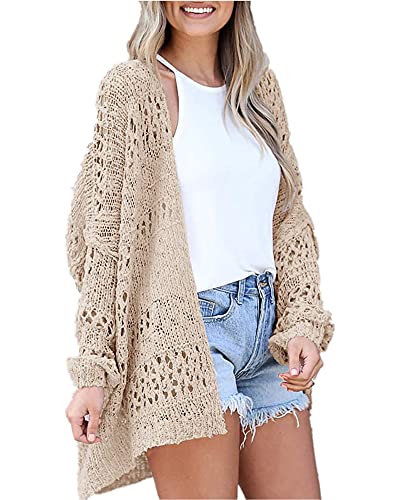 Boho Kimono Crochet Knit Long Sleeve