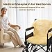 Natural Sheepskin for Bed Sores and Skin Irritation | Hastings 100% Real Medical Sheepskins with Non-Slip Back for Pain Relief and Discomfort, Wool Seat Pad, Natural, 2 ft x 3 ft.
