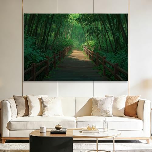 Impression sur toile orientale pour un salon zen et moderne