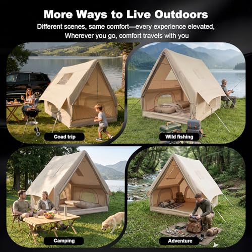 Carpa Inflable Qeroo Luxury para Camping 1-2 Personas miniatura 6