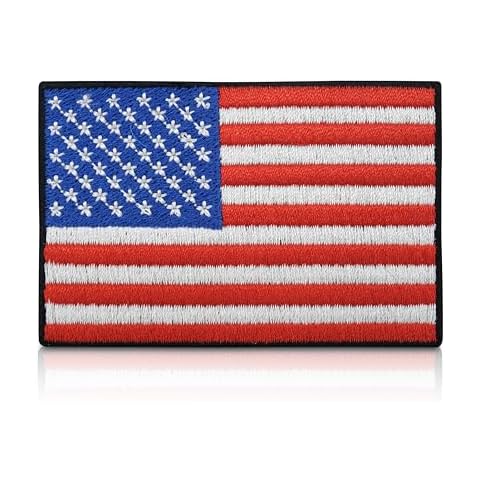 USA Amerika Flagge Patch Zum Aufbügeln | American Flag Patches, US Amy Military Bügelbild, Airsoft Aufbügler, Fahne Aufnäher Finally Home Cover