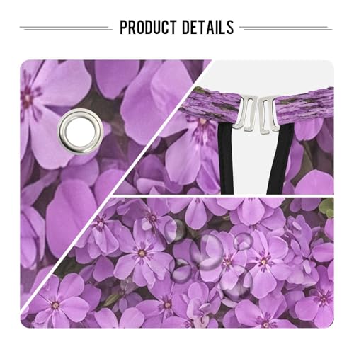Capa de barbería impermeable Kigai Purple Flower para hombres miniatura 4