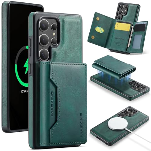 Étui anti-perte et anti-RFID pour Samsung S25 Ultra avec support de visionnage