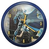 kinder wanduhr jungen Coole Wanduhr für kleine Batman-Fans