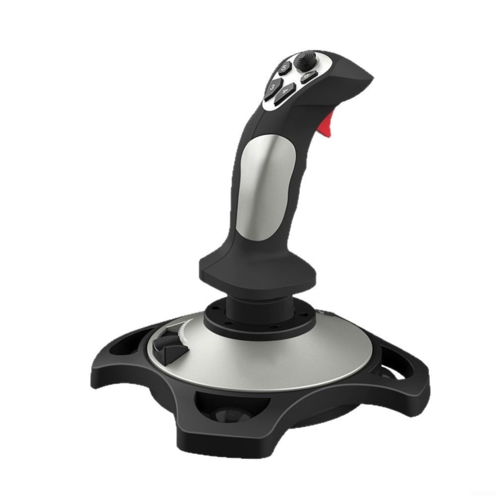 Hoppipola Joystick de vuelo para juegos para simuladores de PC, para controlador ABS compacto con diseño intuitivo, experiencia inmersiva, 22,5 x 19 x 25 cm