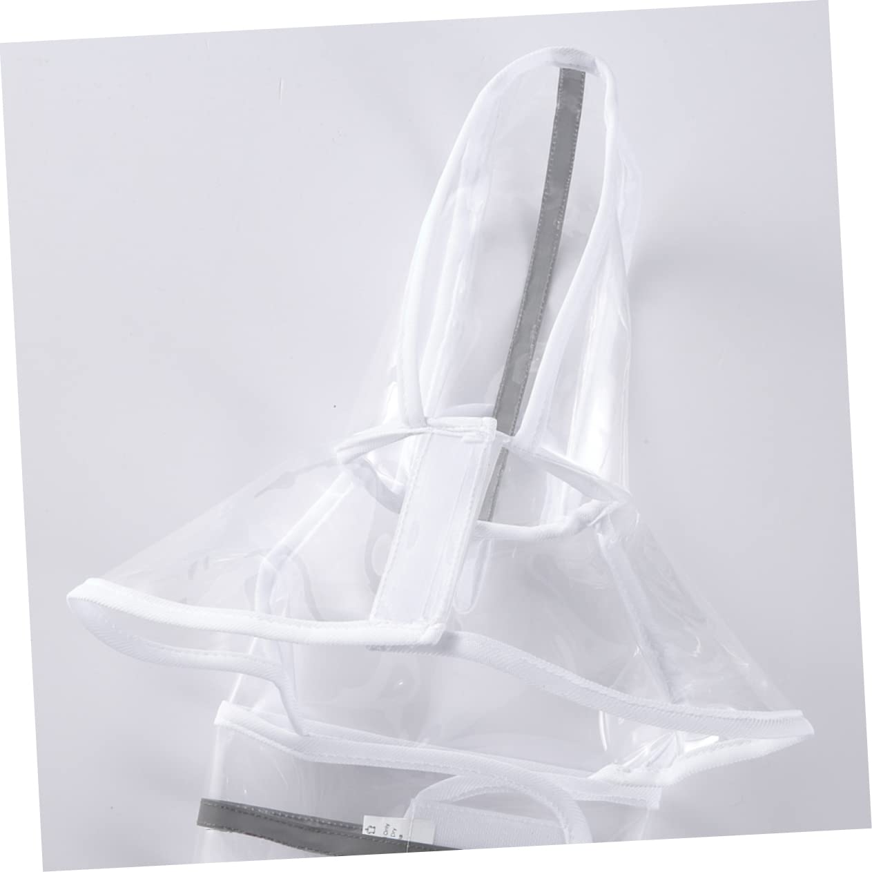 HOLIDYOYO Pet Dog Jumpsuit Reflective Raincoat Pet Hooded Rain Jacket Elastic Material Safety Strip Size s