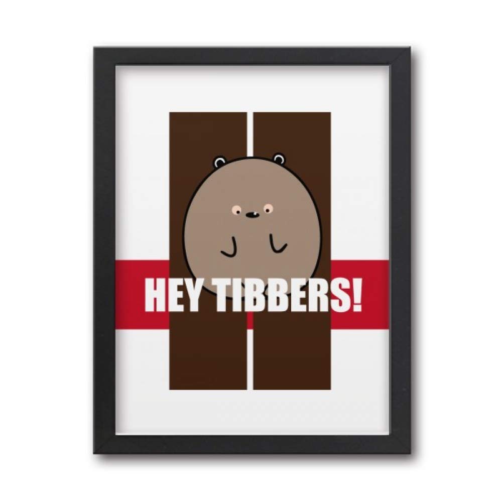 offbb Hey Tibbers Art Deco Gift Fashion Art Painting Frame Exhibition Decoration Home Adorn Decor