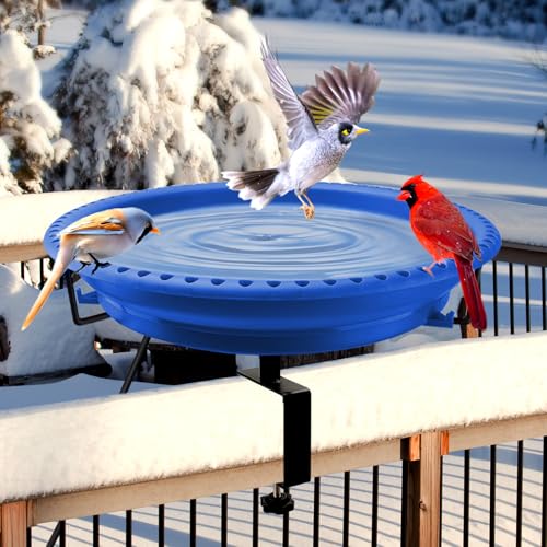 Daoeny Heated Bird Baths for Outdoors, Upgraded 100W...