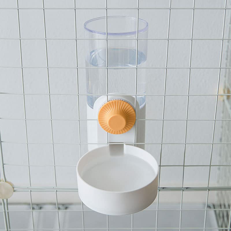 Distributore Automatico per Animali - Bevanda e Cibo per Cani e Gatti - Pratico e Resistente - Design Sospeso - Materiale PP - Facile da Usare [Acqua potabile + mangiatoia]