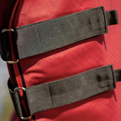 Image of Equinavia Norse Turnout Neck Cover No Fill | 600 Denier - Equestrian Red - XL