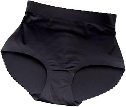 LSCZSLYH Women Lingerie Slimming Tummy Body Fake Ass Butt Lifter Briefs Lady Sponge Padded Butt Push Up Panties