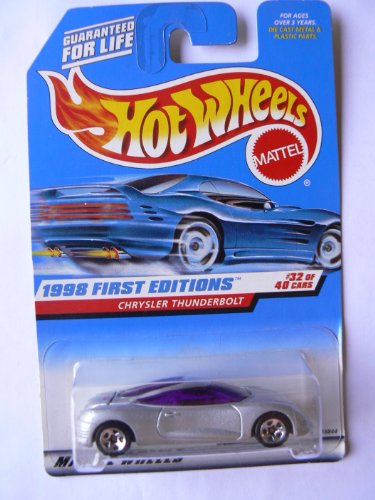 Hot Wheels 1998 Chrysler Thunderbolt Escala 1:64 miniatura 1