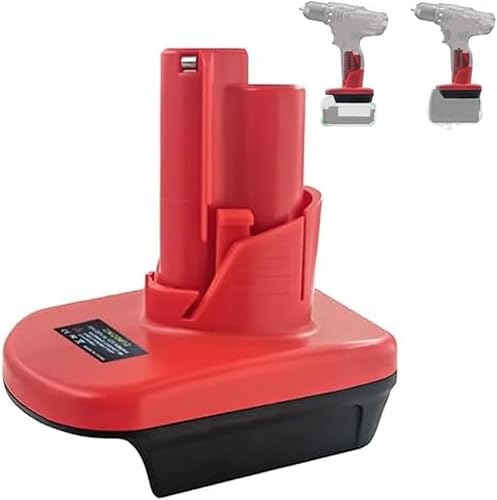 Adaptador de batería Milwaukee M18 a M12, para convertidor Milwaukee de 18 V a 12 V, convertidor para batería Milwaukee de 18 V a herramientas de