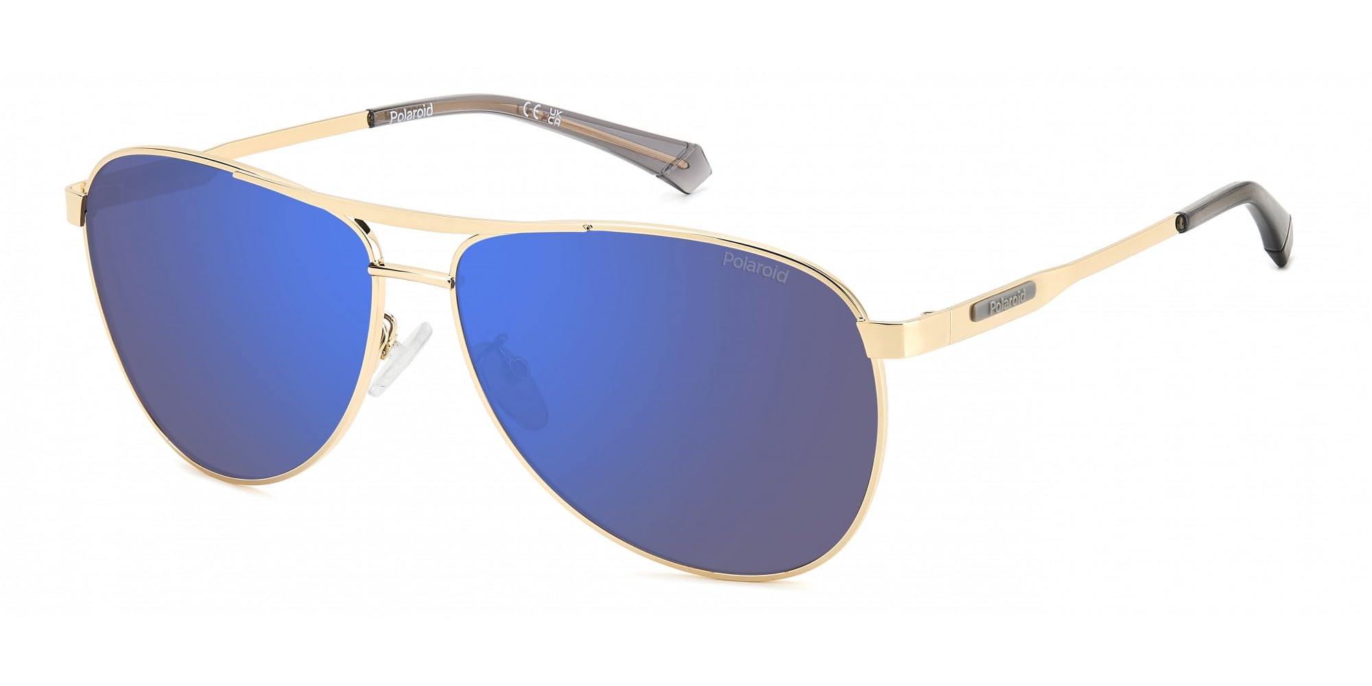 Polaroid Men's Yellow Stainless Steel Frame Sunglasses