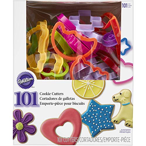 Wilton 101 Piece Cookie Cutter Set, 2304-1040, Child-Safe Plastic, Dishwasher-Safe