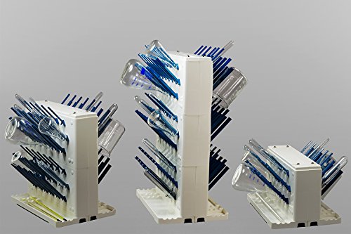 SP Bel-Art Lab-Aire II Single-Sided Non-Electric Benchtop or Wallmount Glassware Dryer; 1 Tier, 14.75 x 5 x 9.4 in. (F18933-0011) Made in USA