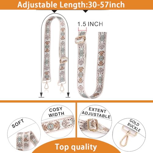 Image of S-Jacorry Purse Strap Replacement Crossbody Wide Shoulder Strap Adjustable Canvas Straps Handbag Strap Replacement Belts