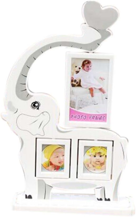 5 inch+3 inch Creative Cartoon Swing Sets Children's Photo Frame Elephant Model