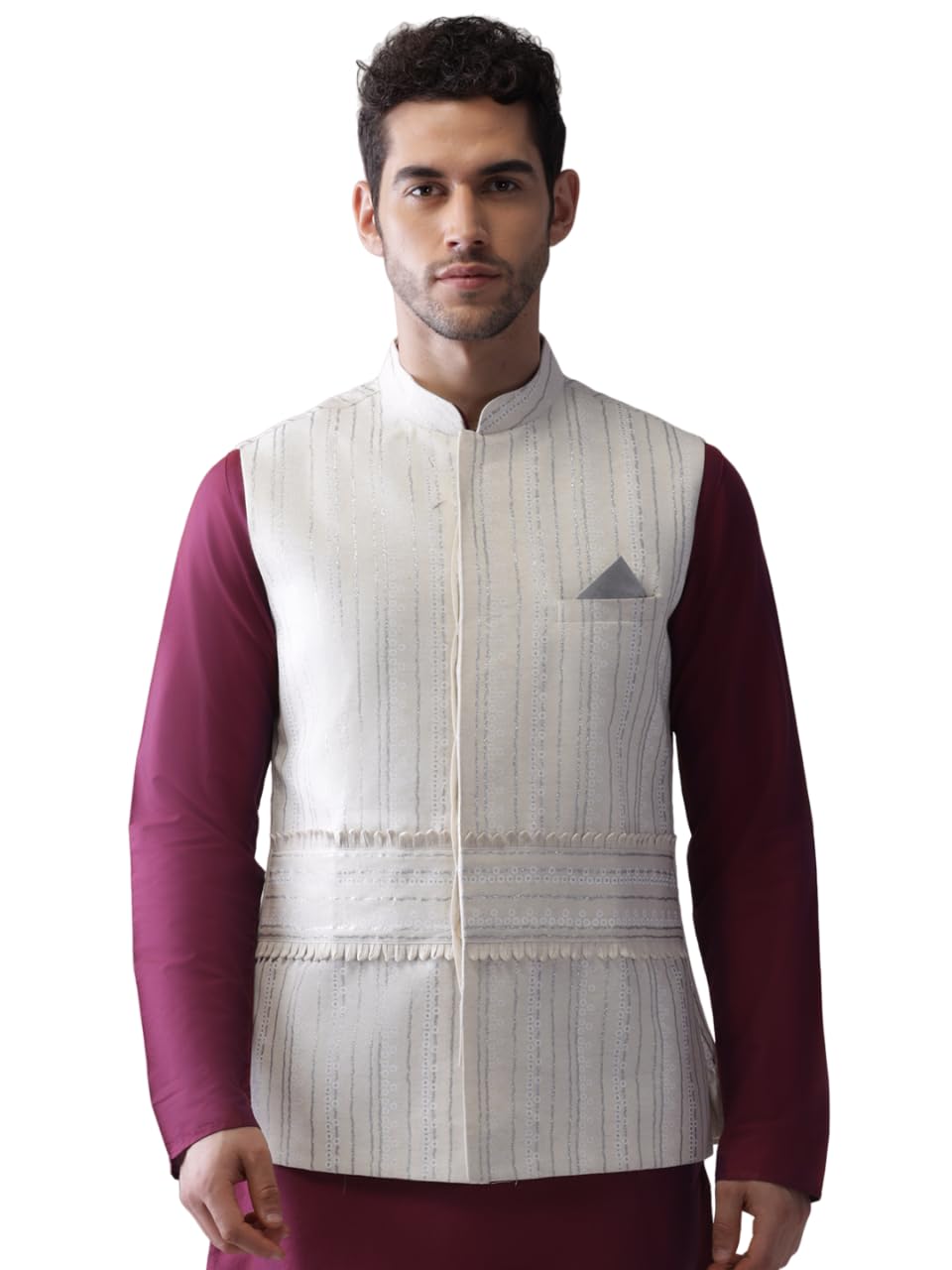 kisah Nehru Jacket for Men – Modi Jacket | Ethnic & Formal Waist Coat for Weddings, Parties & Office Wear-picture-11