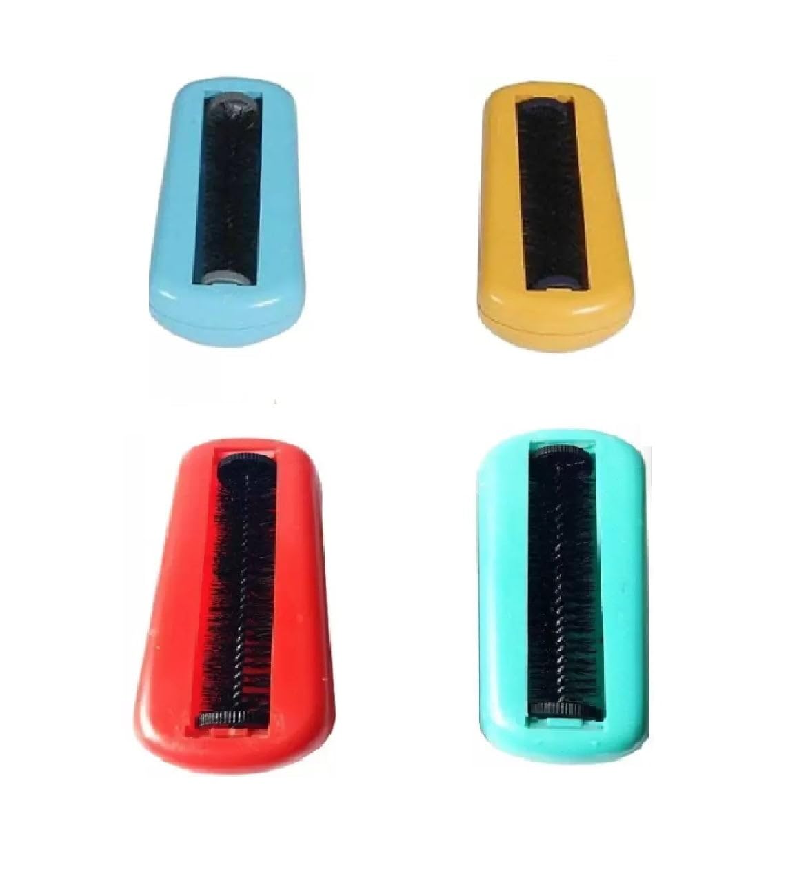 SUSVIJ Plastic Handheld Carpet Roller Cleaning Brush Car Seats,Table Linen,Sofas,Bed Sheets,Carpet Roller Brush Cleaning with Dust Crumb Collector for Plastic and Dry Brush (4) (B0D54XJTZL) Amazon Price History, Amazon Price Tracker