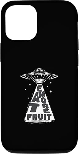 iPhone 14 Pro UFO Alien Abduction Vintage Eat More fruit Vintage Case