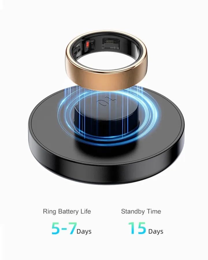 Smart Ring - Monitoraggio della salute e delle attività, monitoraggio del sonno, frequenza cardiaca, notifiche per gli appassionati di fitness