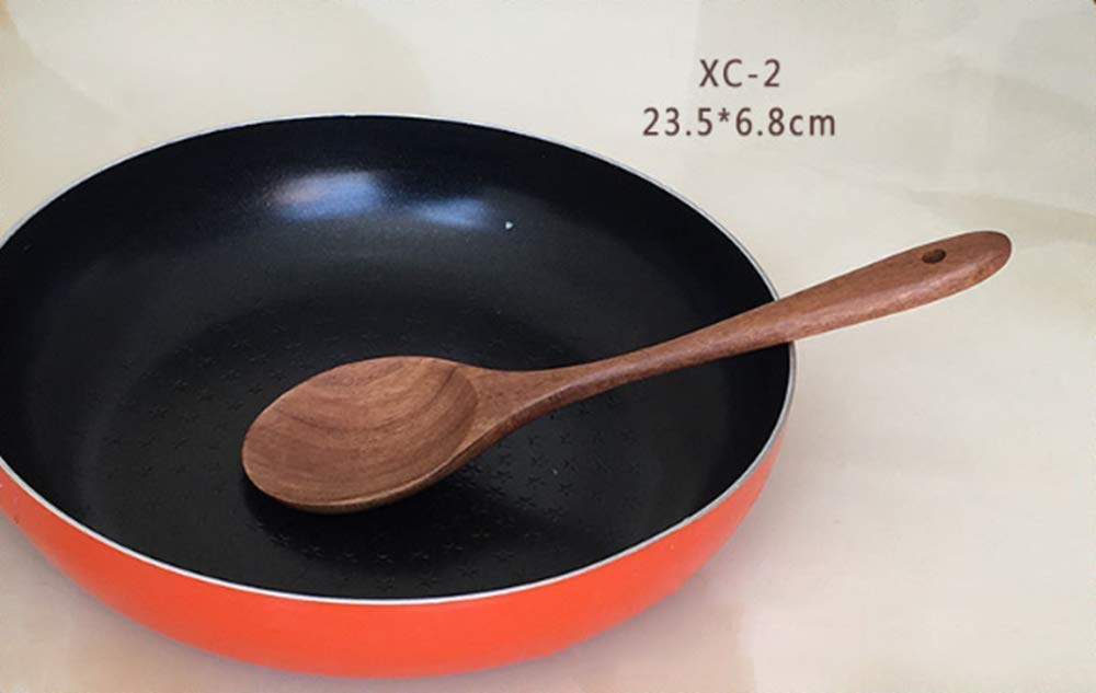 Cuchara de Madera Maciza sin Pintar Cuchara de Madera Herida No es la Olla Cuchara de Madera Especial Cuchara de Madera Cuchara de Madera de Acacia Cuchara