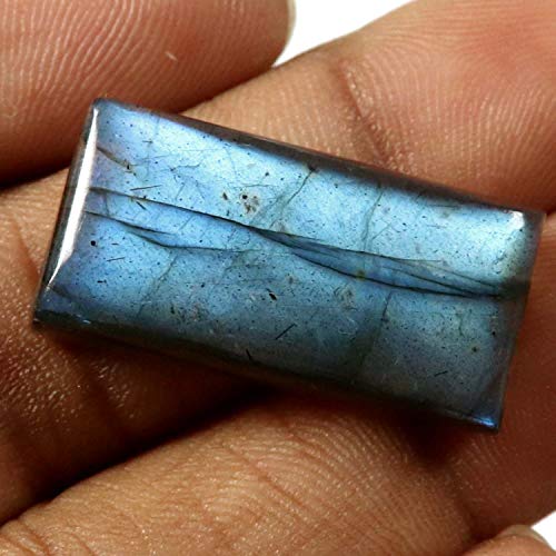 Labradorite cabochon octogone 25 carats bleu pour création bijou