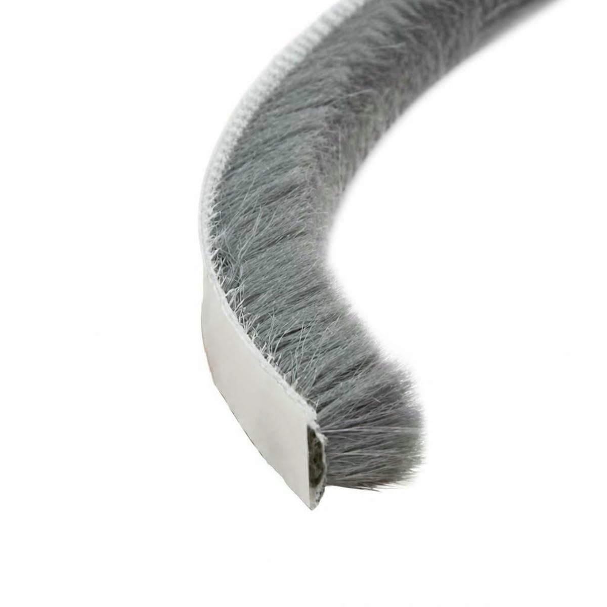 Jmgdj Grey 9X 9Mm 5/10/20M Self-Adhesive Wool Sealing Strip, Aluminum Alloy Door And Window Insulation, Sound Insulation, And Collision Prevention-10M