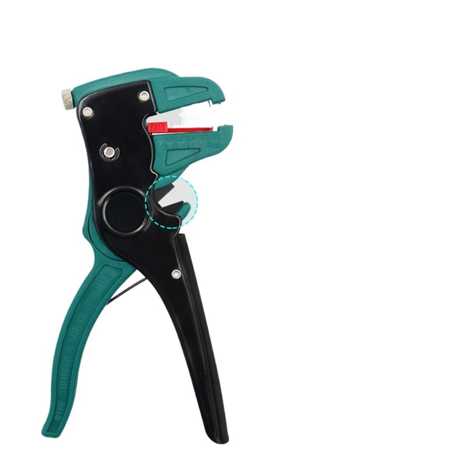Alicate pelacables automático con corte plano de 0,2 a 4 mm y ajuste de longitud for electricistas.