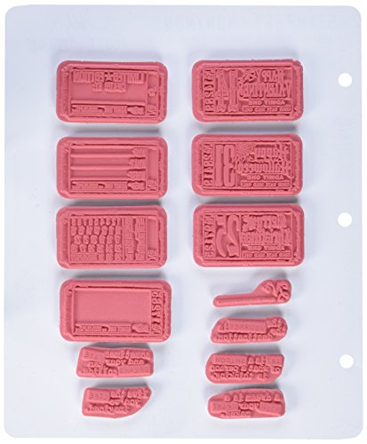 Stampers Anonymous Tim Holtz Large Cling Rubber Stamp Set, Odds and Ends - Thumbnail 2