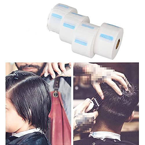 Esowemsn 2 Rolls Of White Barber Neck Strips Disposable And Flexible Neck Strips Hair Edge Paper For Hair Styling thumb #3