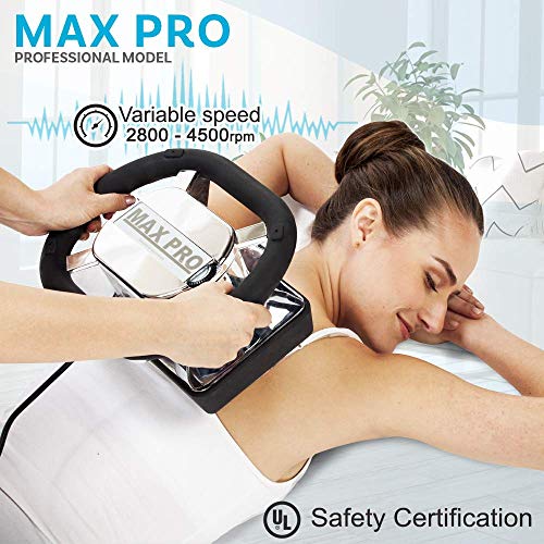 Daiwa Max Pro Chiropractic Massager - Professional Heavy Duty Variable Speed Massager With Large Vibrating Pad From Felicity #TOP3