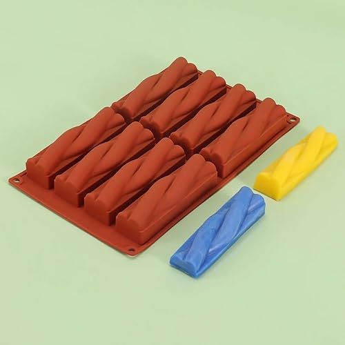 Molde de silicona para tartas de torta de silicona con 8 cavidades, accesorios de panadería, moldes de silicona, moldes de chocolate, moldes de