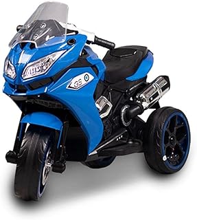 لعبة موتوسيكل سموش بثلاث عجلات للأطفال من دريم لاند، لون أزرق، موديل 1200GS