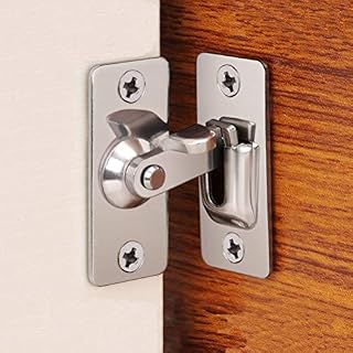 Dingchi 90 Degree Door Clasp Lock Shift Door Lock Button Push Pull Button
