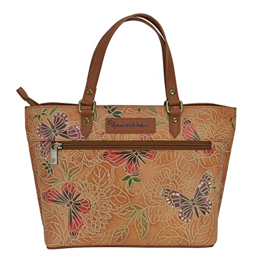 Image of Anuschka Women's Original Hand-Painted Genuine Leather Medium Tote