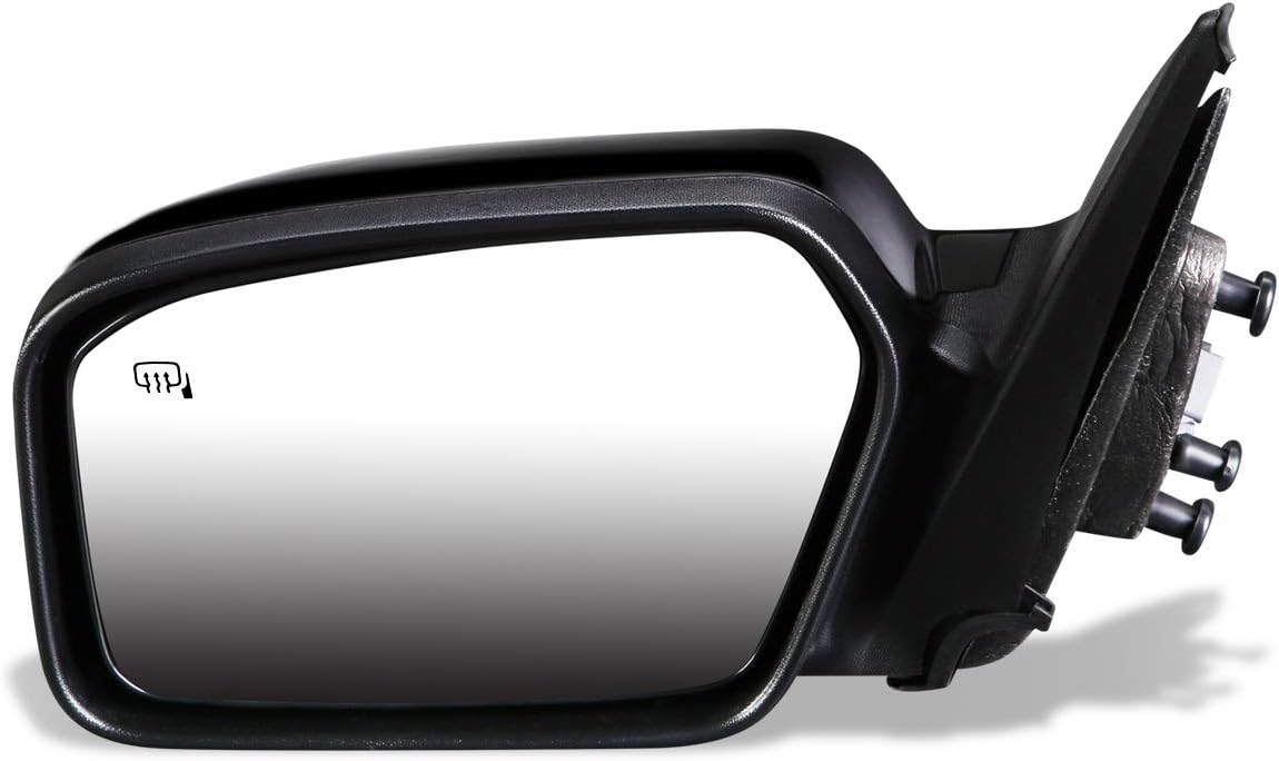 DNA Motoring OEM-MR-FO1320266 Factory Style Powered+Heated Left Side View Door Mirror, Black