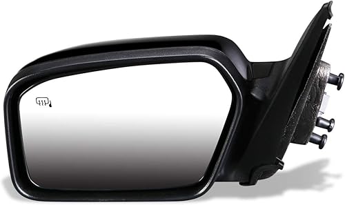 DNA Motoring OEM-MR-FO1320266 Estilo de fábrica Powered+Heated Espejo de puerta de vista lateral izquierda, negro