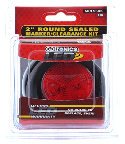Optronics Mcl-55Rk - Optronics Red Led Round 2A ™ Sealed Clearance/Marker #TOP4
