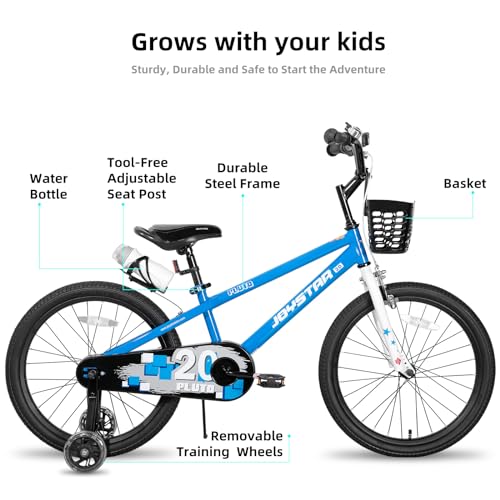 Image of JOYSTAR Pluto 12-20 inch Kids Bike with Light Up Training Wheels