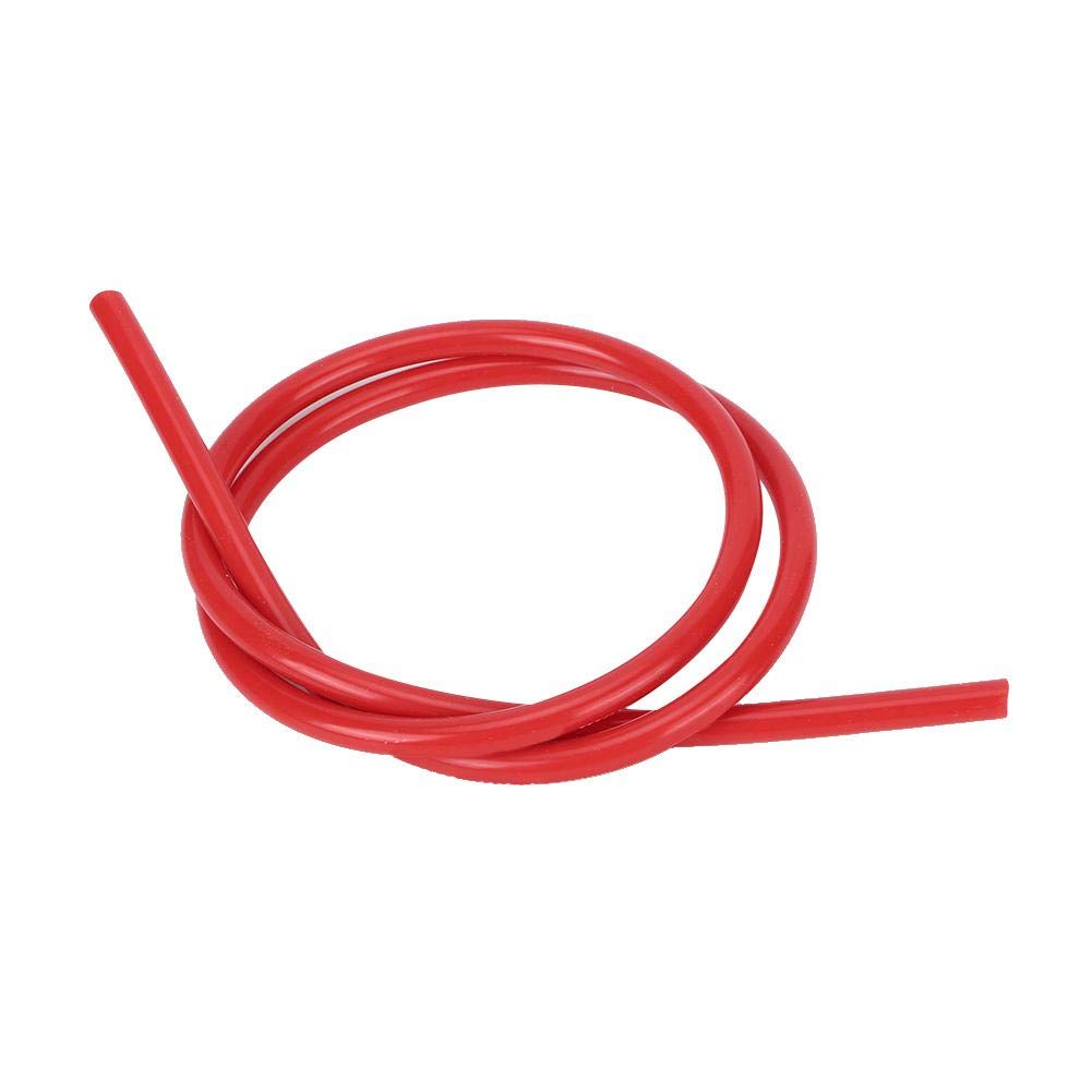 2 pezzi Cavo di accensione per candele, 8MM Cavo Candela Silicone con Nucleo in Carburo(1M)(Rosso)