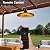 Hanging Heater, 1500W Outdoor Electric Patio Ceiling Heater with Remote Control, Infrared for Courtyard, Garage, Patio, Overheat & Tip-Over Protection, Waterproof, Brown