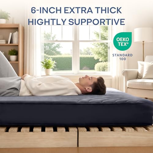 Image of ZonLi Japanese Floor Mattress Futon Mattress Full Size, Thicken Roll Up Tatami Mat Washable Cover, Portable & Foldable Floor Bed Mattress for Sleeping, Dormitory, Adult