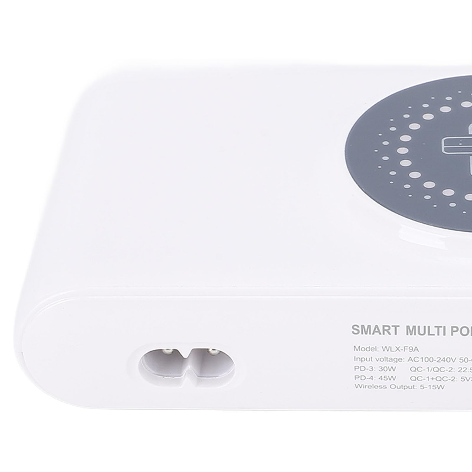 Annadue Estación de Carga Rápida de Escritorio, 72W Multi Port USB C Wireless Charger Hub, 45W PD, Protección de Seguridad Inteligente, para la Tableta Portátil y Uso (Enchufe de la UE)