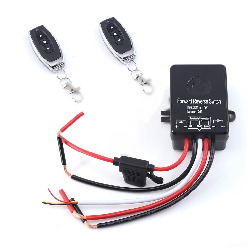 Controlador de motor DC 5-48V 10A bidireccional con mando a distancia reversible color negro